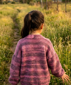 Visión alternativa de Adara (niña) tejido a palillos