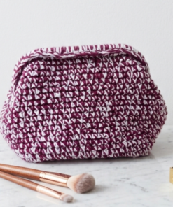 Cosmetiqueros Lavanda - Blanco/burdeo chico