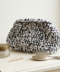 Cosmetiqueros Lavanda - Blanco/negro mediano